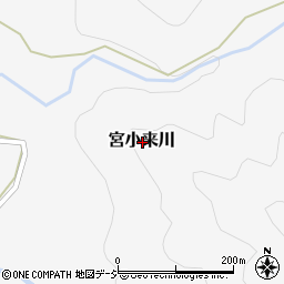 栃木県日光市宮小来川周辺の地図