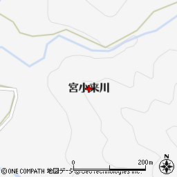 栃木県日光市宮小来川周辺の地図