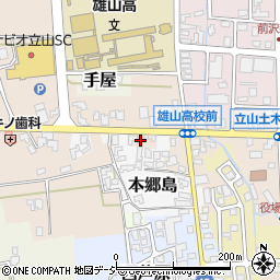 富山銀行立山支店周辺の地図