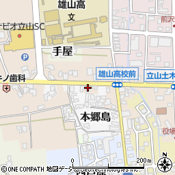 富山銀行立山支店 ＡＴＭ周辺の地図