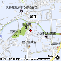 富山県小矢部市埴生665周辺の地図
