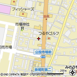 富山県富山市掛尾町周辺の地図