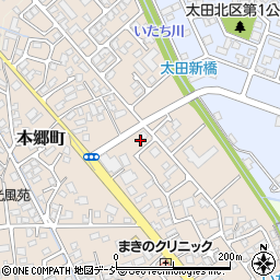富山県富山市本郷町118周辺の地図