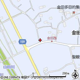 栃木県宇都宮市金田町573周辺の地図