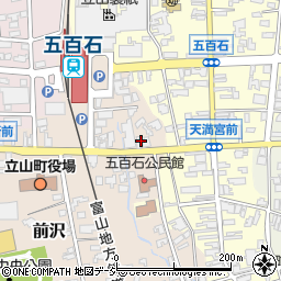 富山県中新川郡立山町前沢1185周辺の地図