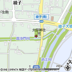 富山県小矢部市綾子3394周辺の地図