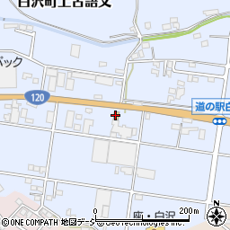 ファミリーマート沼田白沢店周辺の地図
