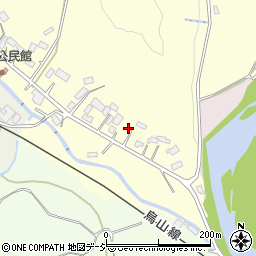 栃木県那須烏山市小倉378周辺の地図