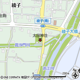 富山県小矢部市綾子3393周辺の地図