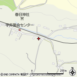 栃木県那須烏山市宇井316周辺の地図