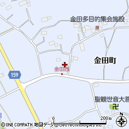 栃木県宇都宮市金田町569周辺の地図