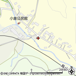 栃木県那須烏山市小倉396周辺の地図