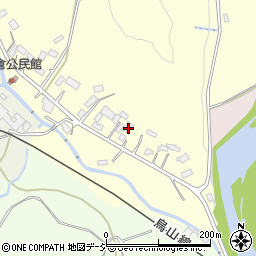 栃木県那須烏山市小倉380周辺の地図