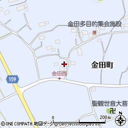栃木県宇都宮市金田町565周辺の地図