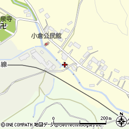 栃木県那須烏山市小倉407-1周辺の地図