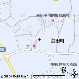 栃木県宇都宮市金田町564周辺の地図