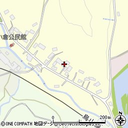 栃木県那須烏山市小倉401周辺の地図