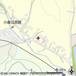 栃木県那須烏山市小倉402周辺の地図
