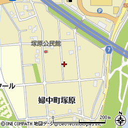 富山県富山市婦中町塚原周辺の地図