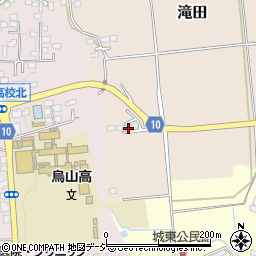 栃木県那須烏山市滝田397周辺の地図
