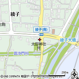 富山県小矢部市綾子3397周辺の地図