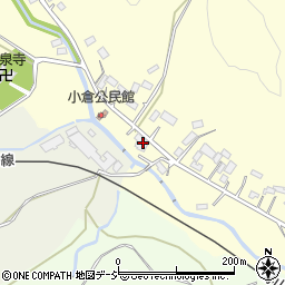 栃木県那須烏山市小倉407周辺の地図