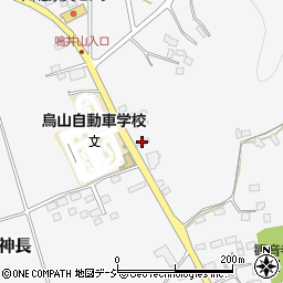 栃木県那須烏山市神長411周辺の地図