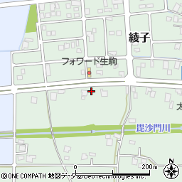 富山県小矢部市綾子3428-4周辺の地図