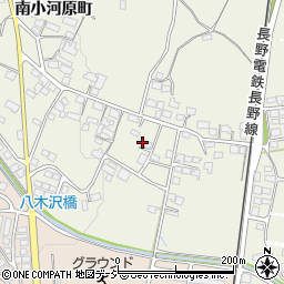 長野県須坂市南小河原町576周辺の地図