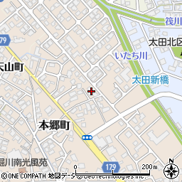 富山県富山市本郷町25周辺の地図