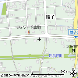 富山県小矢部市綾子3425周辺の地図