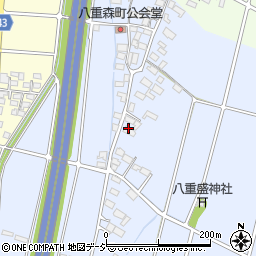 長野県須坂市八重森282周辺の地図