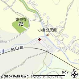 栃木県那須烏山市宇井447周辺の地図
