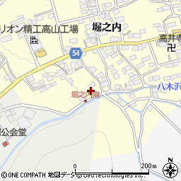 長野県上高井郡高山村高井24周辺の地図