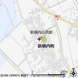 富山県富山市新横内町381-7周辺の地図