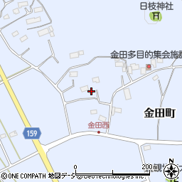 栃木県宇都宮市金田町582周辺の地図