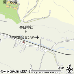 栃木県那須烏山市宇井52-1周辺の地図