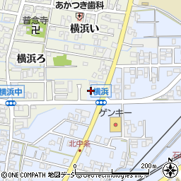 セブンイレブン津幡横浜店周辺の地図