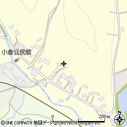 栃木県那須烏山市小倉353周辺の地図