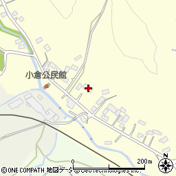 栃木県那須烏山市小倉405周辺の地図