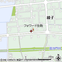 富山県小矢部市綾子3731周辺の地図