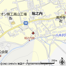 長野県上高井郡高山村高井23周辺の地図