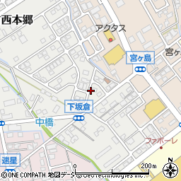 下坂倉団地公園周辺の地図