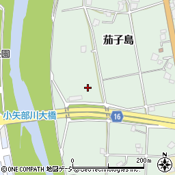 富山県小矢部市茄子島周辺の地図