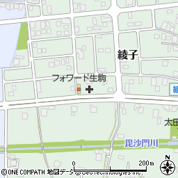 富山県小矢部市綾子3736周辺の地図