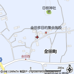 栃木県宇都宮市金田町619周辺の地図