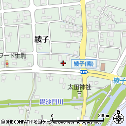 富山県小矢部市綾子4156周辺の地図