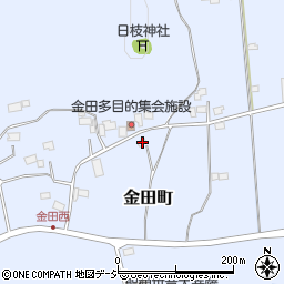 栃木県宇都宮市金田町541周辺の地図