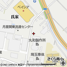 栃木県さくら市氏家1089周辺の地図