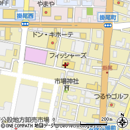 フィッシャーズ富山店周辺の地図